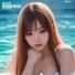 BLComic韩漫编辑林夏的头像，年轻女性，眼镜，书架背景